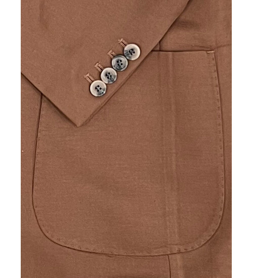 SUIT SARTORIA KAHVERENGİ KETEN TAKIM ELBİSE 2830