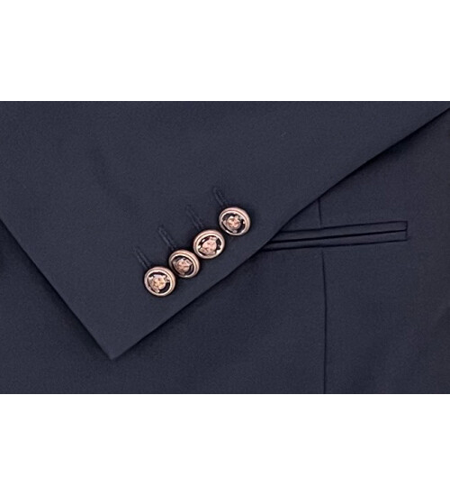 SUIT SARTORIA NAVY BLUE DOUBLE BREASTED SUIT 2826