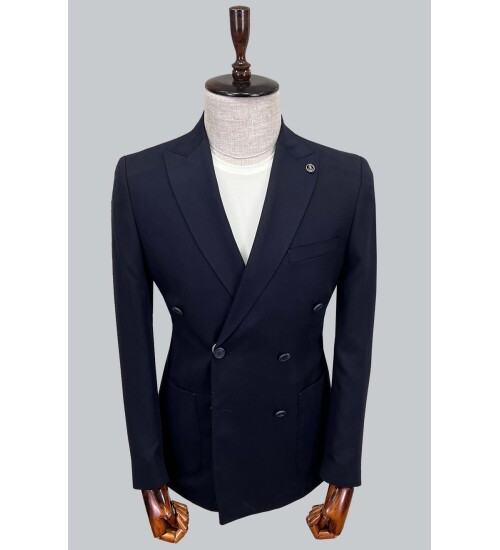SUIT SARTORIA NAVY BLUE JACKET 4538