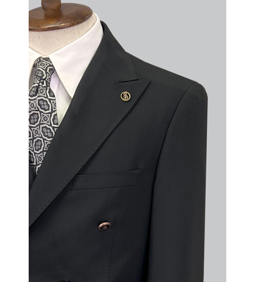 SUIT SARTORIA SİYAH KRUVAZE TAKIM ELBİSE 2826