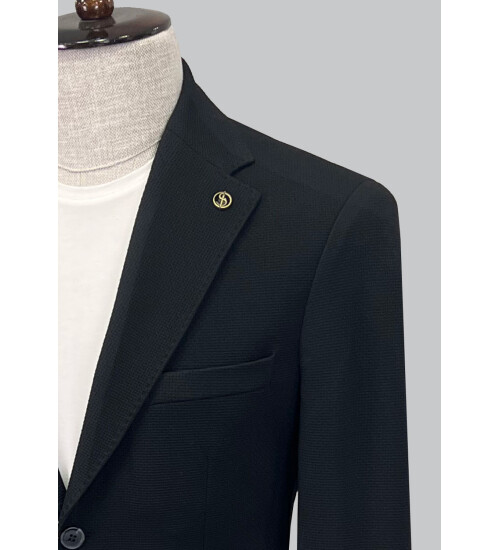 SUIT SARTORIA BLACK POLYAMID SPORT SUIT 2822
