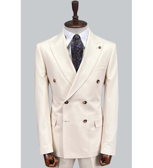 SUIT SARTORIA BEJ KRUVAZE TAKIM ELBİSE 2821