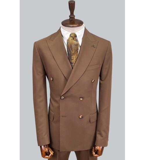 SUIT SARTORIA KAHVERENGİ KRUVAZE TAKIM ELBİSE 2821