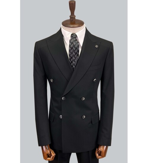 SUIT SARTORIA SİYAH KRUVAZE TAKIM ELBİSE 2821