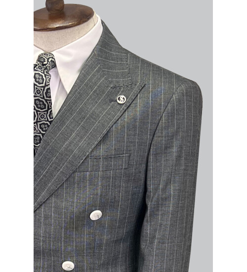 SUIT SARTORIA GRİ KRUVAZE TAKIM ELBİSE 2815