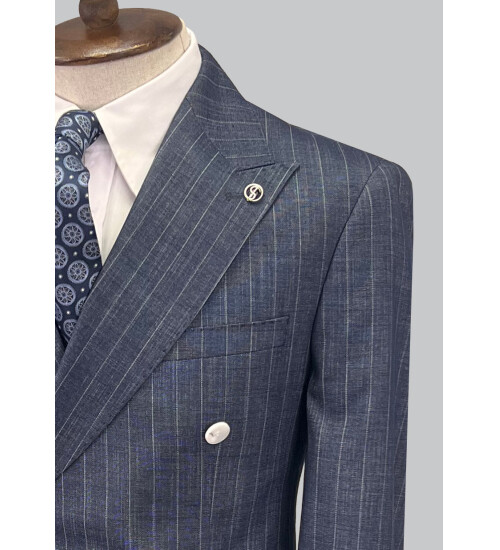 SUIT SARTORIA MAVİ KRUVAZE TAKIM ELBİSE 2815