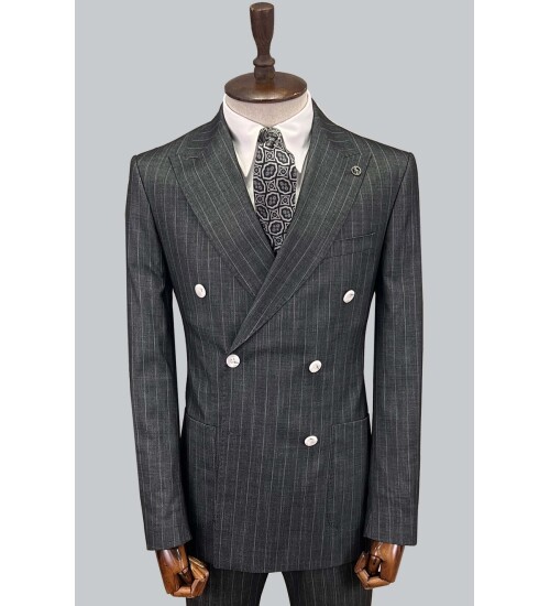 SUIT SARTORIA KOYU GRİ KRUVAZE TAKIM ELBİSE 2815