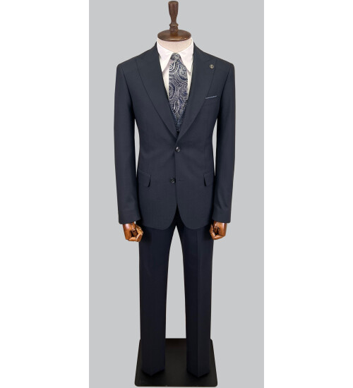 SUIT SARTORIA LACİVERT ÇİFT YÖNLÜ YELEKLİ TAKIM ELBİSE 2810
