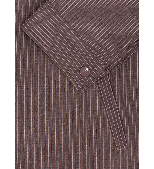 SUIT SARTORIA KAHVERENGİ ÇİZGİLİ SPOR TAKIM ELBİSE 2787