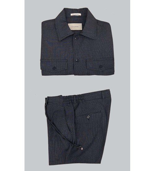 SUIT SARTORIA SİYAH ÇİZGİLİ SPOR TAKIM ELBİSE 2787