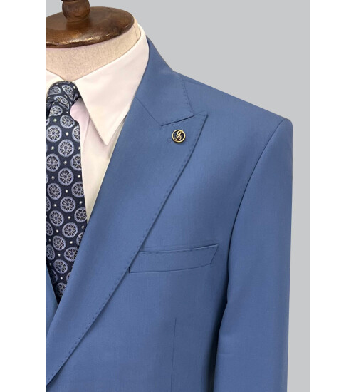 SUIT SARTORIA MAVİ KRUVAZE TAKIM ELBİSE 2773