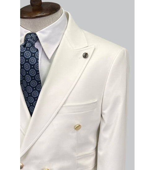 SUIT SARTORIA BEYAZ KRUVAZE TAKIM ELBİSE 2802