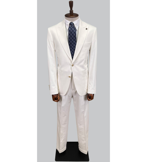 SUIT SARTORIA WHITE SUIT 2801