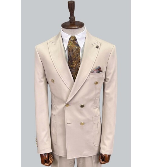 SUIT SARTORIA BEJ KRUVAZE TAKIM ELBİSE 2802