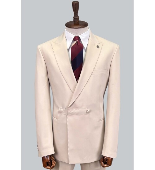 SUIT SARTORIA BEJ KRUVAZE TAKIM ELBİSE 2773