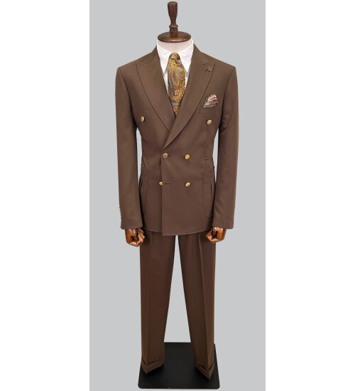 SUIT SARTORIA KAHVERENGİ KRUVAZE TAKIM ELBİSE 2802