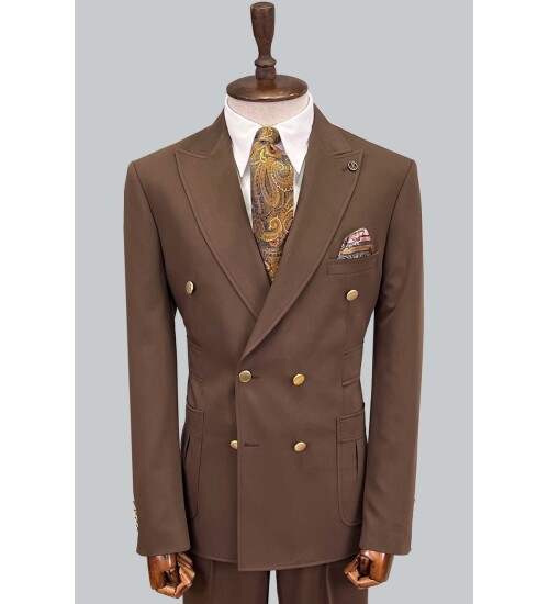 SUIT SARTORIA KAHVERENGİ KRUVAZE TAKIM ELBİSE 2802