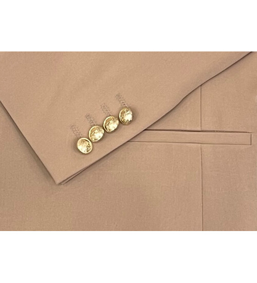 SUIT SARTORIA LIGHT BROWN DOUBLE BREASTED SUIT 2774