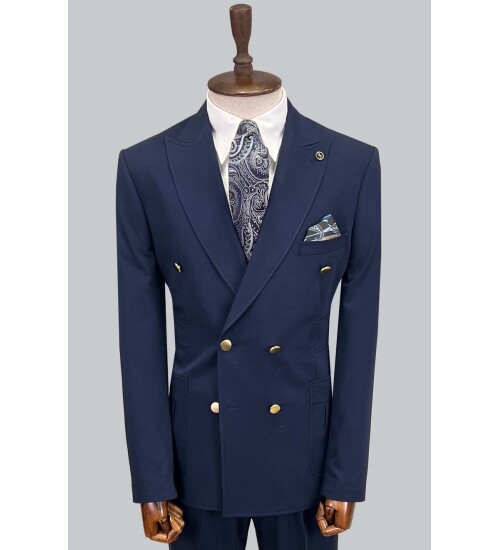 SUIT SARTORIA LACİVERT KRUVAZE TAKIM ELBİSE 2802