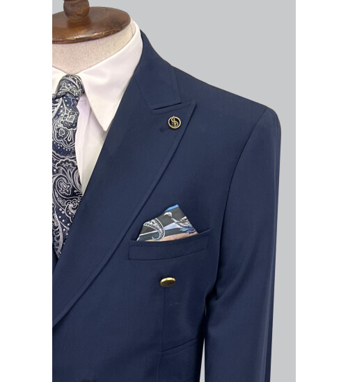 SUIT SARTORIA LACİVERT KRUVAZE TAKIM ELBİSE 2802