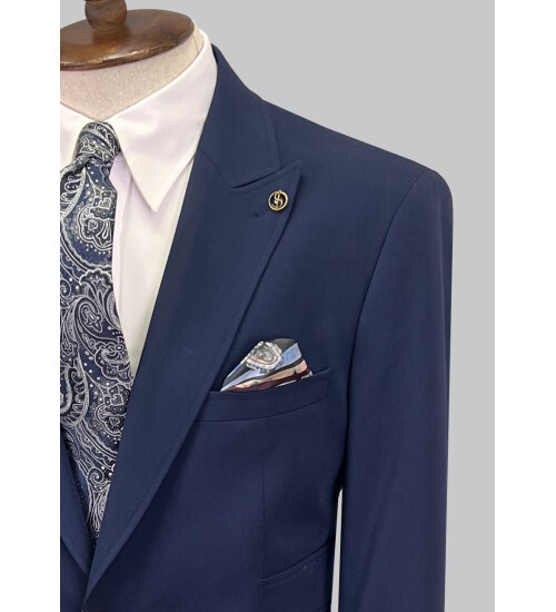 SUIT SARTORIA NAVY BLUE SUIT 2801