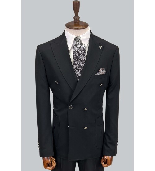 SUIT SARTORIA SİYAH KRUVAZE TAKIM ELBİSE 2802