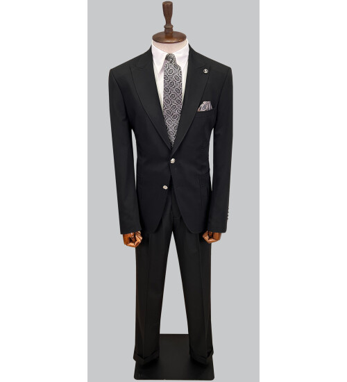 SUIT SARTORIA BLACK SUIT 2801