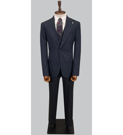 SUIT SARTORIA ÇİZGİLİ LACİVERT TAKIM ELBİSE 2760