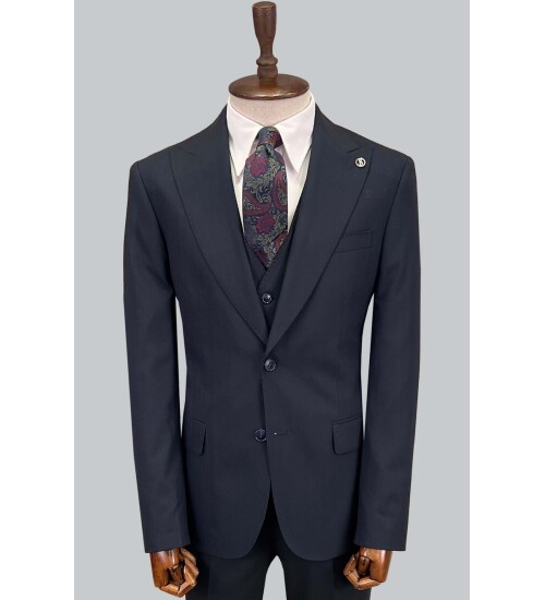 SUIT SARTORIA ÇİZGİLİ LACİVERT TAKIM ELBİSE 2760