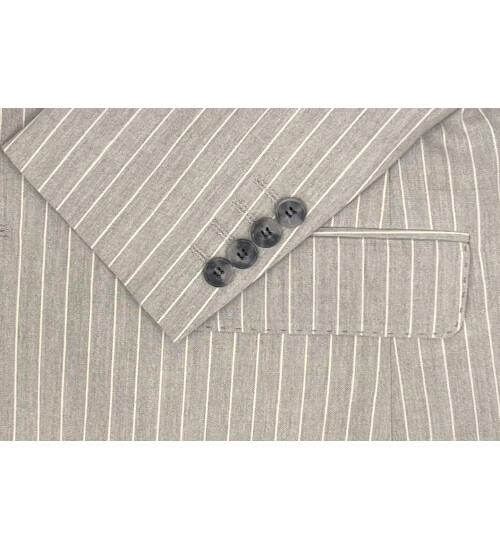SUIT SARTORIA ÇİZGİLİ AÇIK GRİ TAKIM ELBİSE 2760