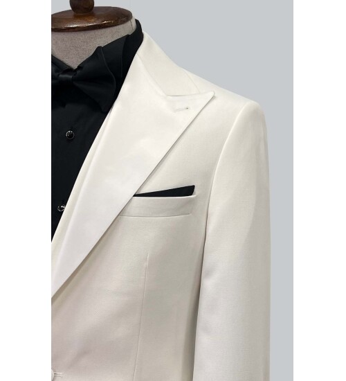 SUIT SARTORIA BEYAZ DAMATLIK 5614