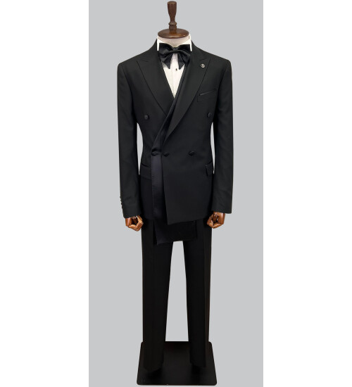 SUIT SARTORIA BLACK TUXEDO 5620