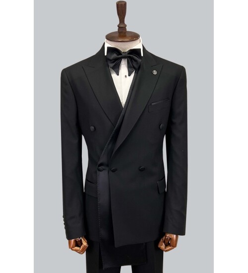 SUIT SARTORIA BLACK TUXEDO 5620