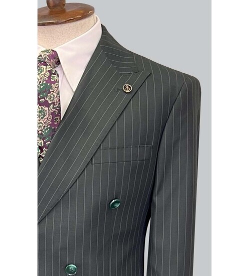 SUIT SARTORIA YEŞİL KRUVAZE TAKIM ELBİSE 2727