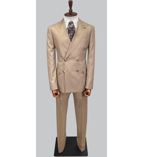 SUIT SARTORIA BEJ KRUVAZE TAKIM ELBİSE 2727