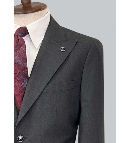 SUIT SARTORIA KOYU GRİ YÜN TAKIM ELBİSE 2620