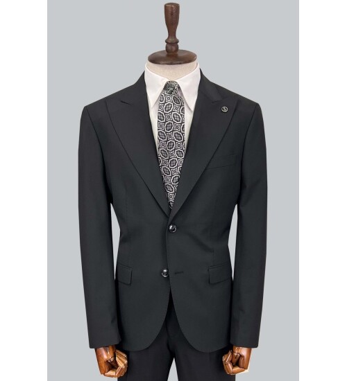 SUIT SARTORIA SİYAH YÜN TAKIM ELBİSE 2620