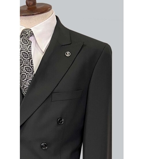 SUIT SARTORIA SİYAH YÜN TAKIM ELBİSE 2621