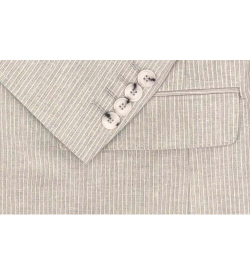 SUIT SARTORIA BEIGE LINEN JACKET 4453