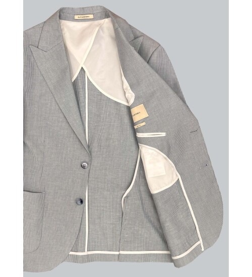 SUIT SARTORIA AÇIK MAVİ KETEN TAKIM ELBİSE  2675