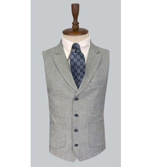 SUIT SARTORIA MAVİ KETEN TAKIM ELBİSE 2675