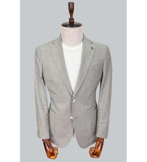 SUIT SARTORIA GREY LINEN JACKET 4455