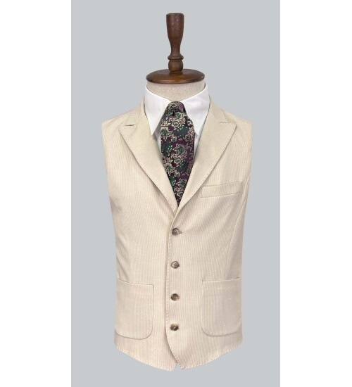 SUIT SARTORIA BEJ KETEN TAKIM ELBİSE 2675