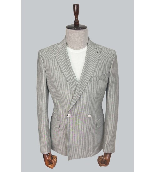 SUIT SARTORIA GREY LINEN JACKET 4453