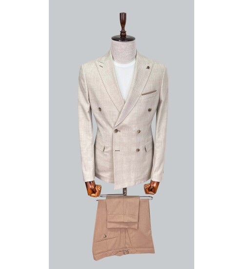 SUIT SARTORIA BEJ KETEN TAKIM ELBİSE 2617
