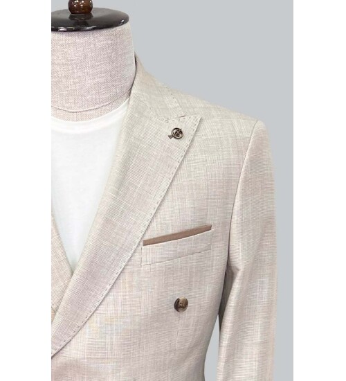 SUIT SARTORIA BEJ KETEN TAKIM ELBİSE 2617