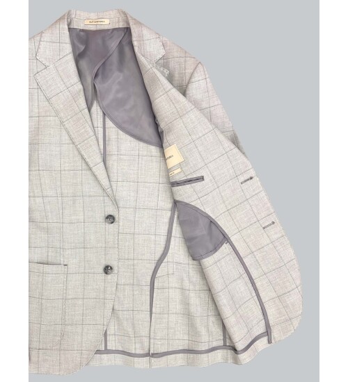 SUIT SARTORIA AÇIK GRİ KETEN TAKIM ELBİSE 2616