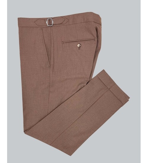 SUIT SARTORIA KAHVERENGİ KETEN TAKIM 2617
