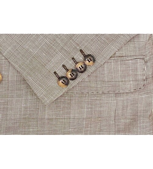 SUIT SARTORIA KAHVERENGİ KETEN TAKIM 2617