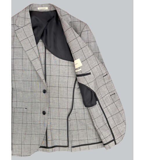 SUIT SARTORIA SİYAH KETEN TAKIM ELBİSE 2616
